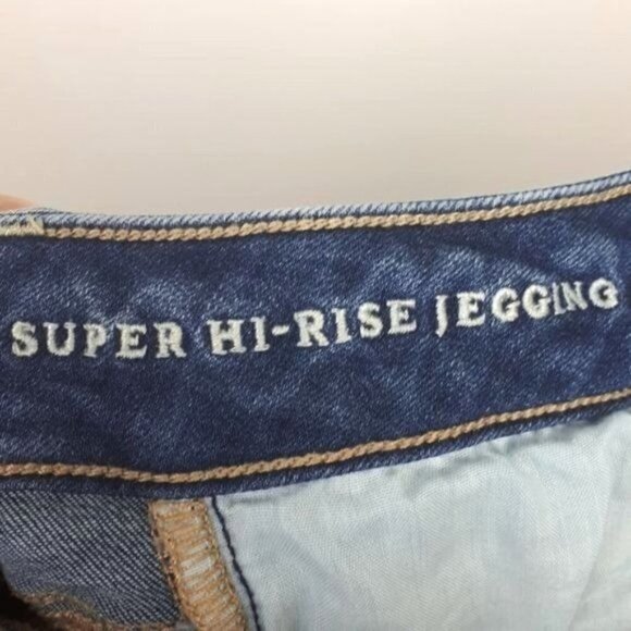 American Eagle Outfitters AEO Super Hi-Rise Jegging Size 2 Regular - Picture 7 of 13